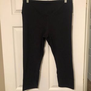 90 Degree crop leggings, black, size XL